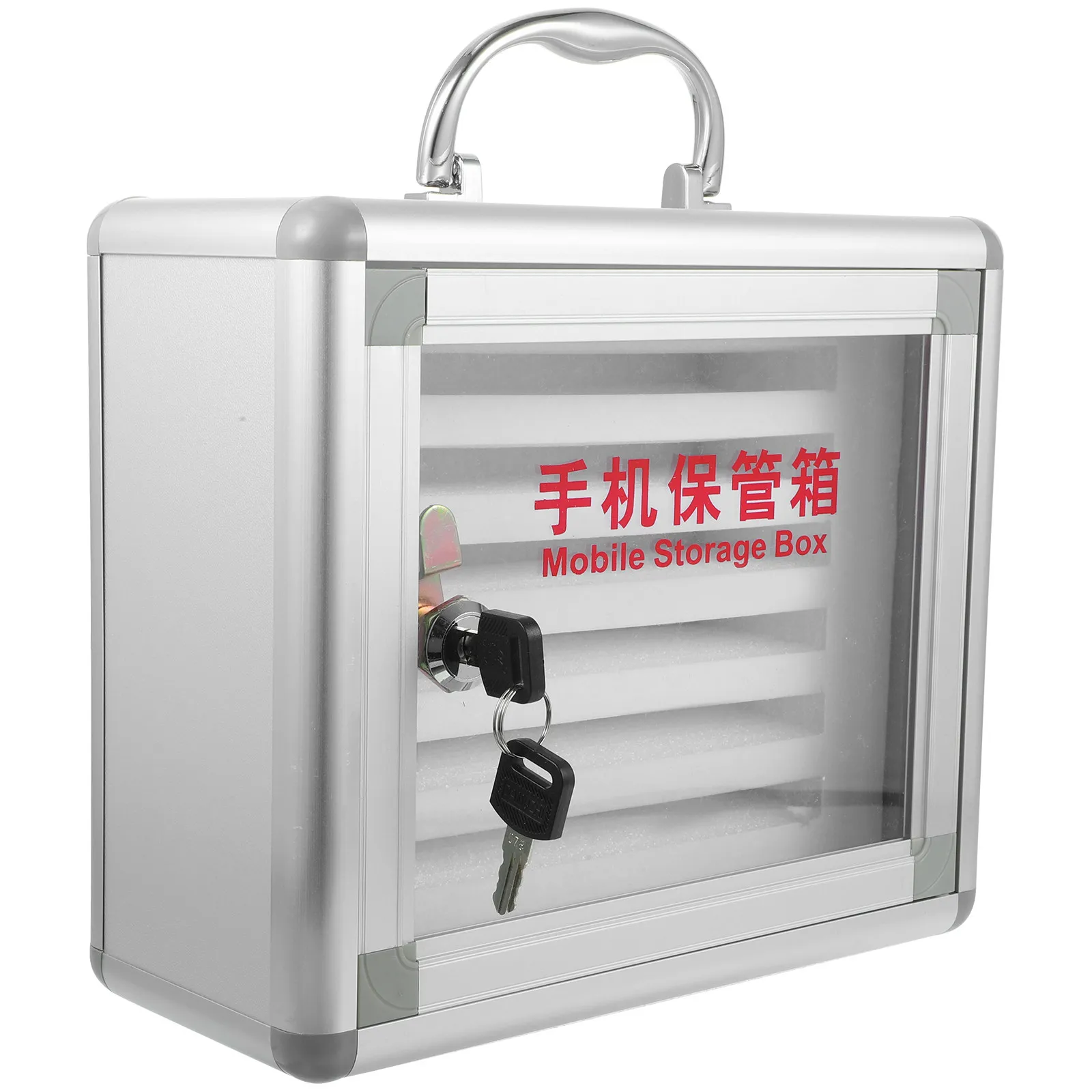 Multi-Slot Phone Storage Box Eva Aluminium Alloy Acrylic Wall-Mountable Handle For Office Classroom Factory Cellphone
Multi-Slot Phone Storage Box Eva Aluminium Alloy Acrylic Wall-Mountable Handle For Office Classroom Factory Cellphone