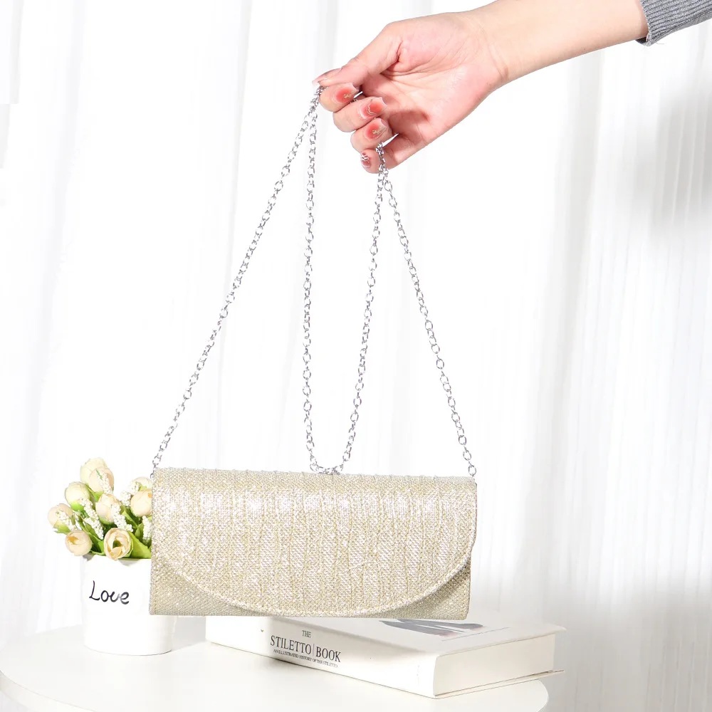 Chain Shoulder Bag Glitter Evening Clutches Glitter Clutch Bag Fashion Wedding Purse For Evening Gift Banquet
Chain Shoulder Bag Glitter Evening Clutches Glitter Clutch Bag Fashion Wedding Purse For Evening Gift Banquet