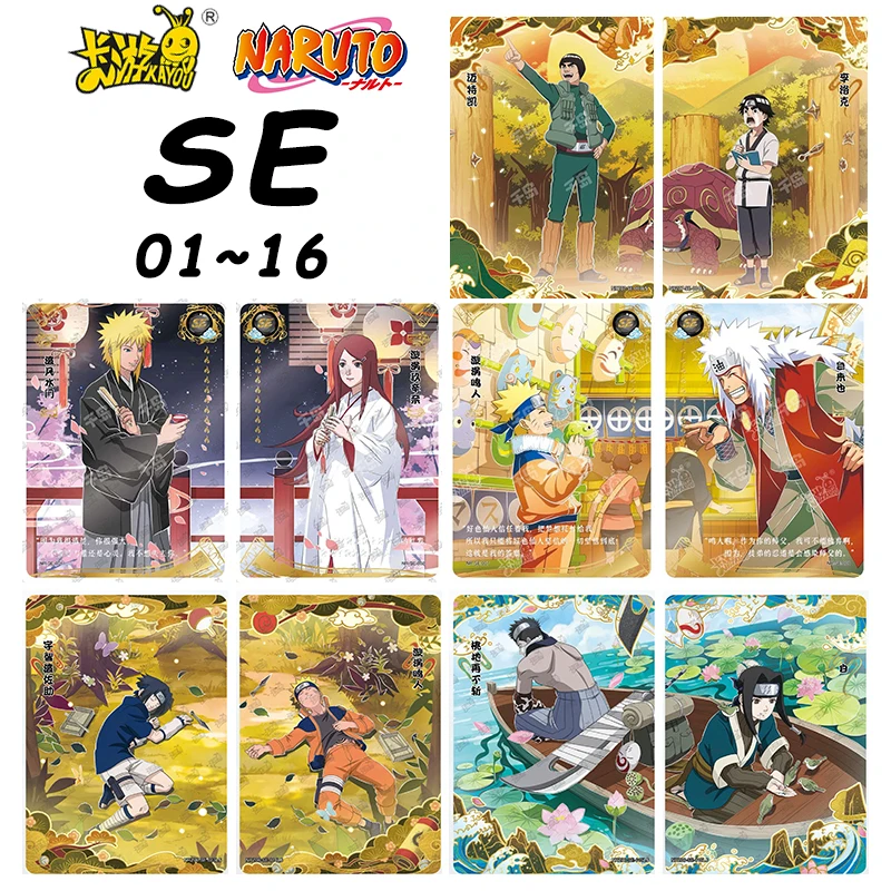 Оригинальная карта KAYOU Naruto SE 01-16, полный набор редкого новогоднего аниме Uchiha Sasuke Sakura Hyuga Tsunade, коллекционная карта, детская игрушка
Оригинальная карта KAYOU Naruto SE 01-16, полный набор редкого новогоднего аниме Uchiha Sasuke Sakura Hyuga Tsunade, коллекционная карта, детская игрушка
