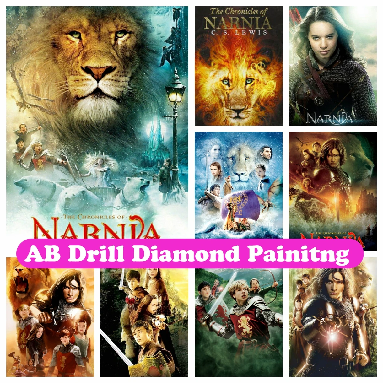 The Chronicles of Narnia 5D DIY AB Diamond Painting Mosaic Movie Prince Caspian Cross Stitch Rhinestones Embroidery Home Decor
The Chronicles of Narnia 5D DIY AB Diamond Painting Mosaic Movie Prince Caspian Cross Stitch Rhinestones Embroidery Home Decor