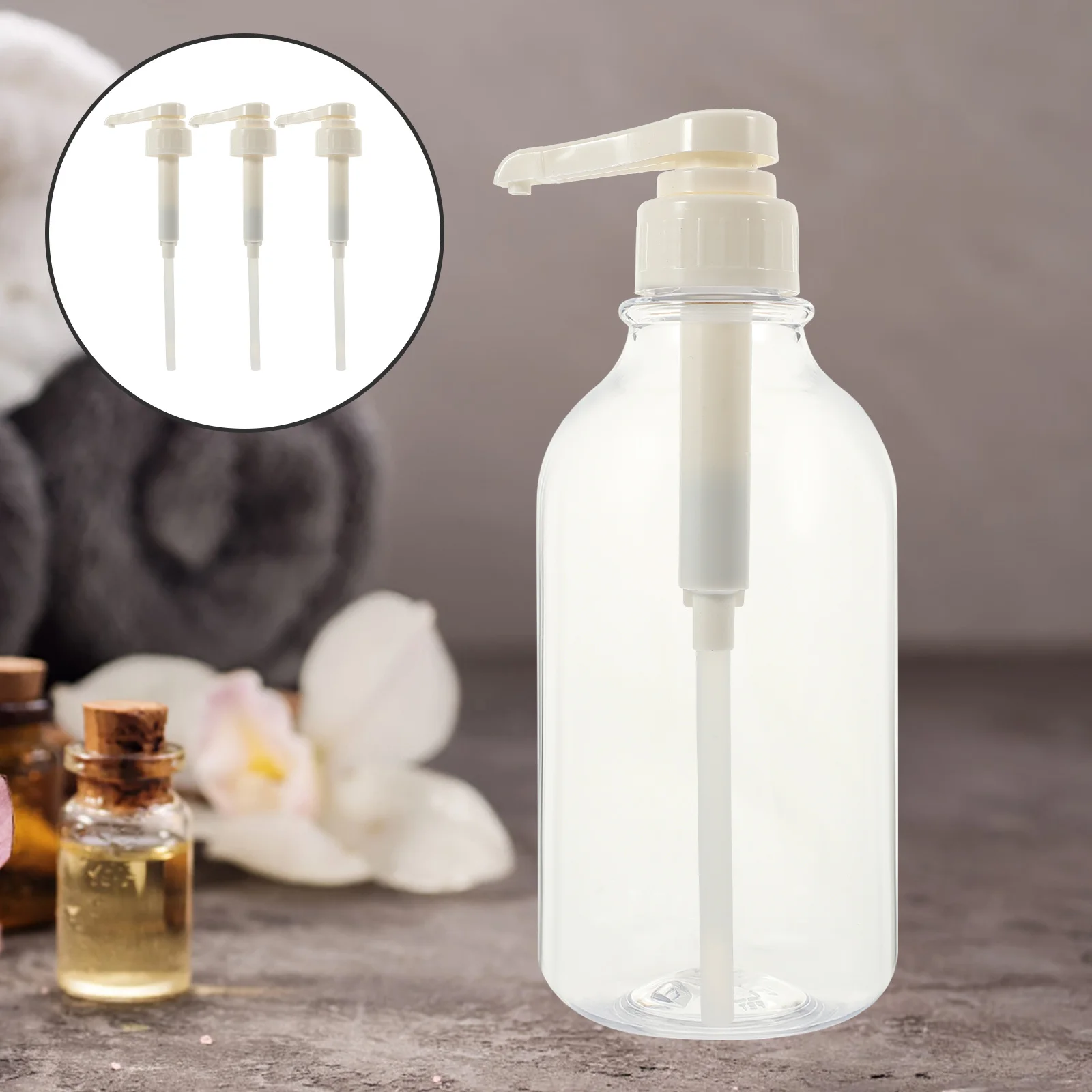 3Pcs Plastic Pump Dispenser Replacement for Lotion Shampoo Conditioner Bottle Durable Gallon Jug Universal Use
3Pcs Plastic Pump Dispenser Replacement for Lotion Shampoo Conditioner Bottle Durable Gallon Jug Universal Use