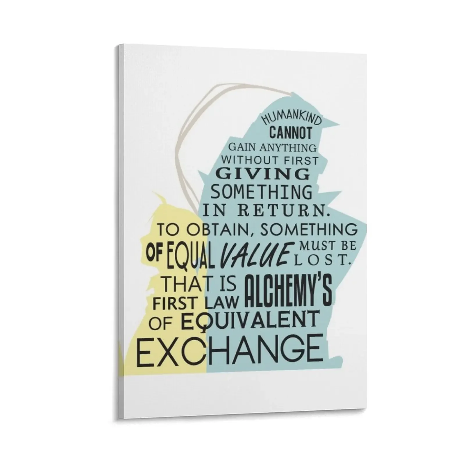 Equivalent Exchange Canvas Painting home and decoration decorative frames wall room wall art canvas painting poster anime
Equivalent Exchange Canvas Painting home and decoration decorative frames wall room wall art canvas painting poster anime