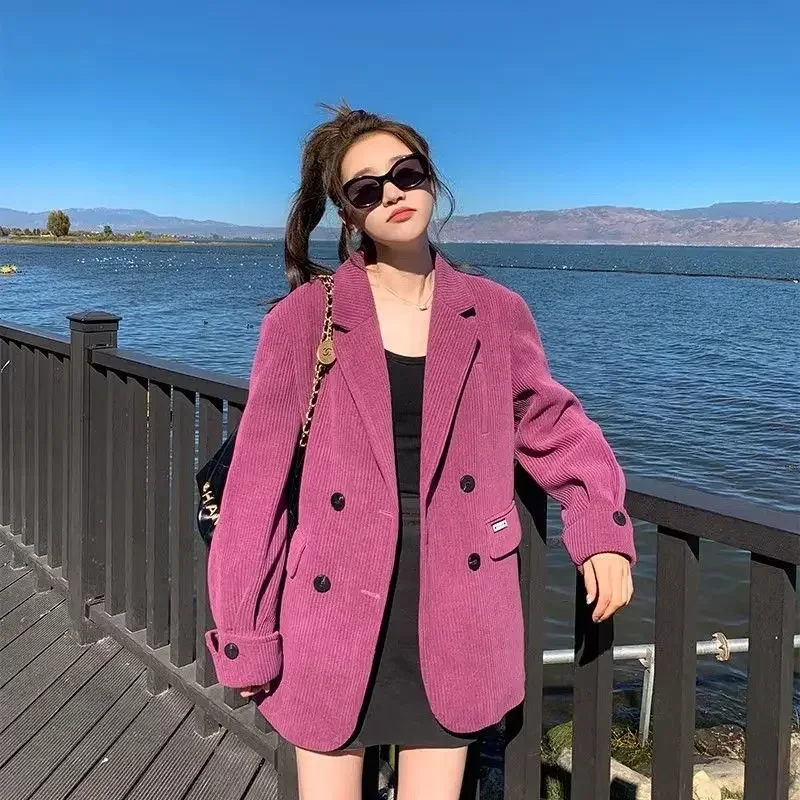 Skinny Corduroy Blazer Woman Korean Style Jacket Slim Outerwears Deals Reviews Many Clothes Bring Fashion Casual Coats for Women
Skinny Corduroy Blazer Woman Korean Style Jacket Slim Outerwears Deals Reviews Many Clothes Bring Fashion Casual Coats for Women