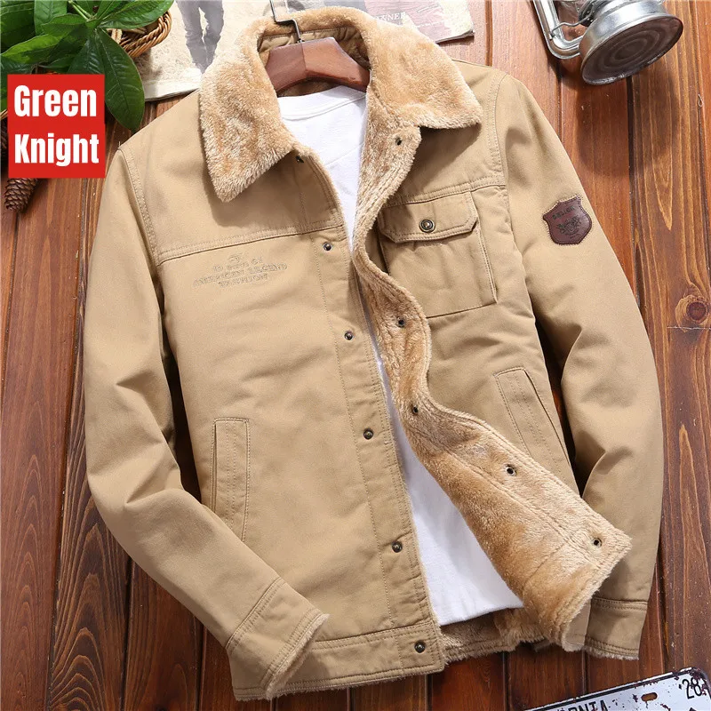 Men's jacket autumn winter new fashion brand high quality plush leisure large work clothes windproof thick outdoor cotton clothe
Men's jacket autumn winter new fashion brand high quality plush leisure large work clothes windproof thick outdoor cotton clothe