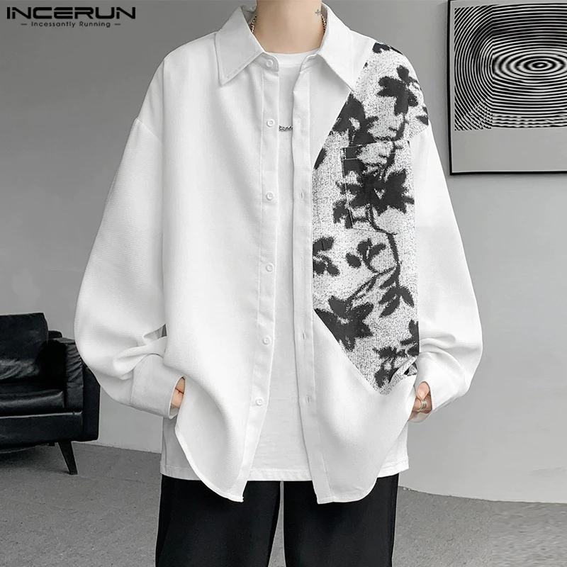 2025 Handsome New Men Shirt INCERUN Summer Spring Long Sleeve Printed Patchwork Streetwear Male Clothing Tops Lapel Blouse S-5XL
2025 Handsome New Men Shirt INCERUN Summer Spring Long Sleeve Printed Patchwork Streetwear Male Clothing Tops Lapel Blouse S-5XL