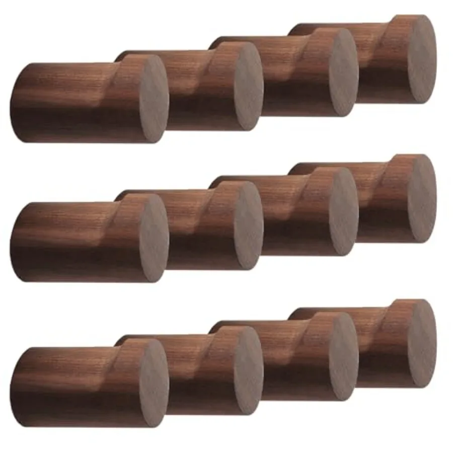 Wood Wall Hooks, Natural Wooden Coat Hooks Wall Mounted, Handmade Rustic Hat Hooks Heavy Duty Entryway Wall Hangers for Hanging
Wood Wall Hooks, Natural Wooden Coat Hooks Wall Mounted, Handmade Rustic Hat Hooks Heavy Duty Entryway Wall Hangers for Hanging