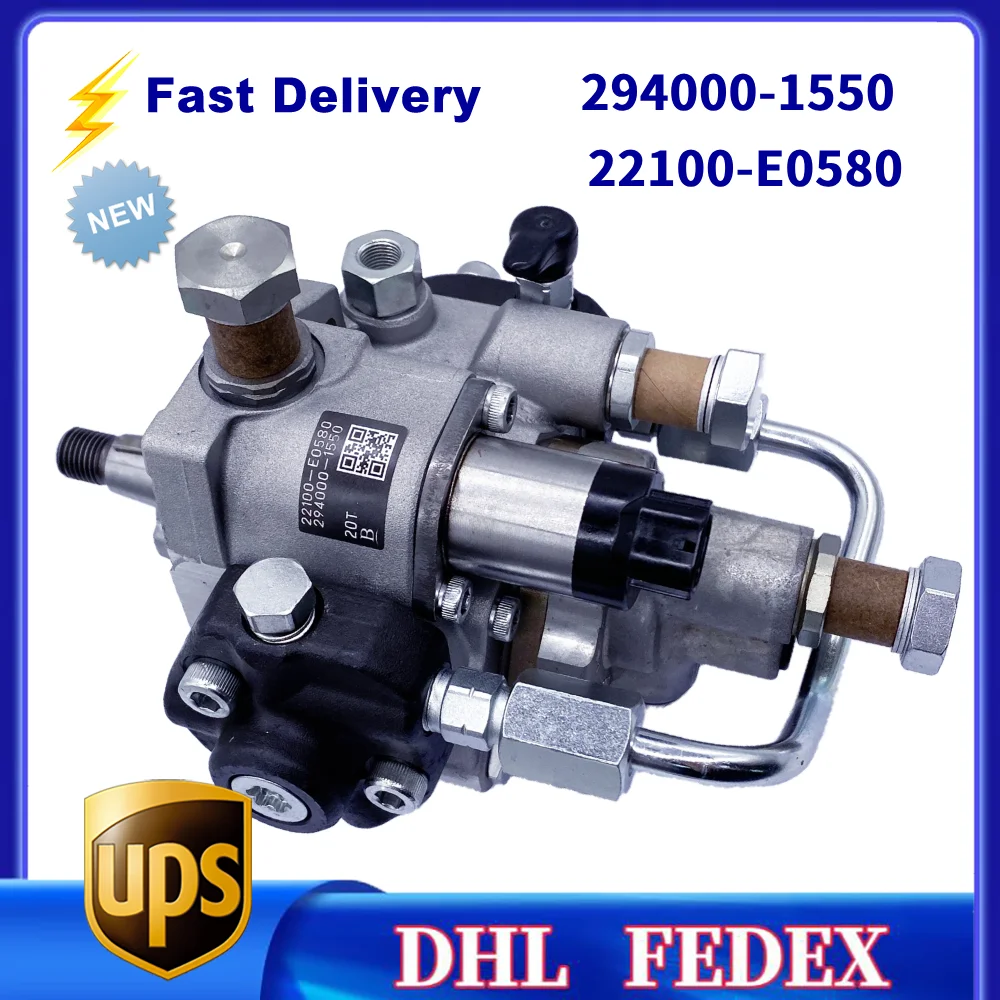 294000-1550 Diesel Fuel Injection Pump 22100-E0580 Fuel Pump for HINO J05E
294000-1550 Diesel Fuel Injection Pump 22100-E0580 Fuel Pump for HINO J05E