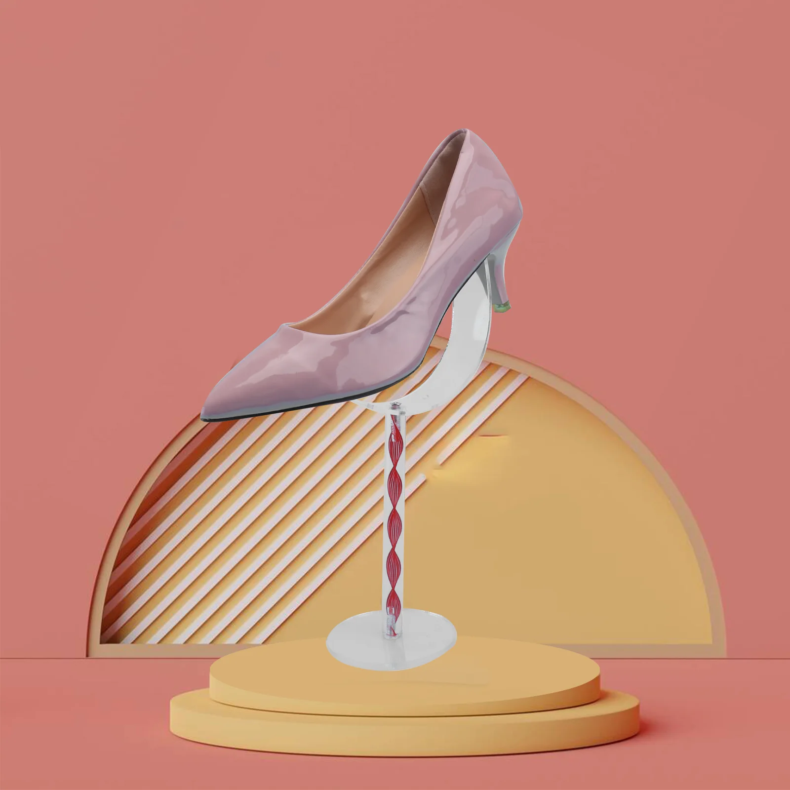 2Pcs Clear Acrylic Shoe Shelf Unique Modeling Design Perfectly Show Outline Long Lasting Display Holder
2Pcs Clear Acrylic Shoe Shelf Unique Modeling Design Perfectly Show Outline Long Lasting Display Holder