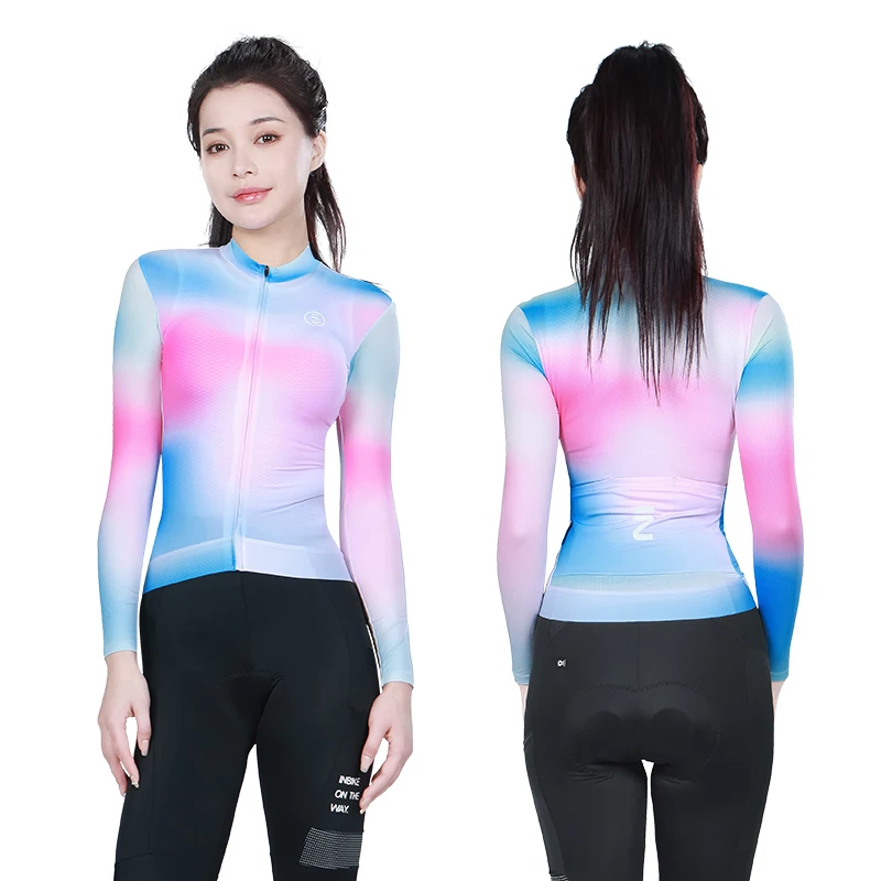 INBIKE Women's Cycling Long Sleeve Jersey Moisture Wicking Bicycle Shirt with 3 Rear Pockets Quick Dry Cycling Top
INBIKE Women's Cycling Long Sleeve Jersey Moisture Wicking Bicycle Shirt with 3 Rear Pockets Quick Dry Cycling Top