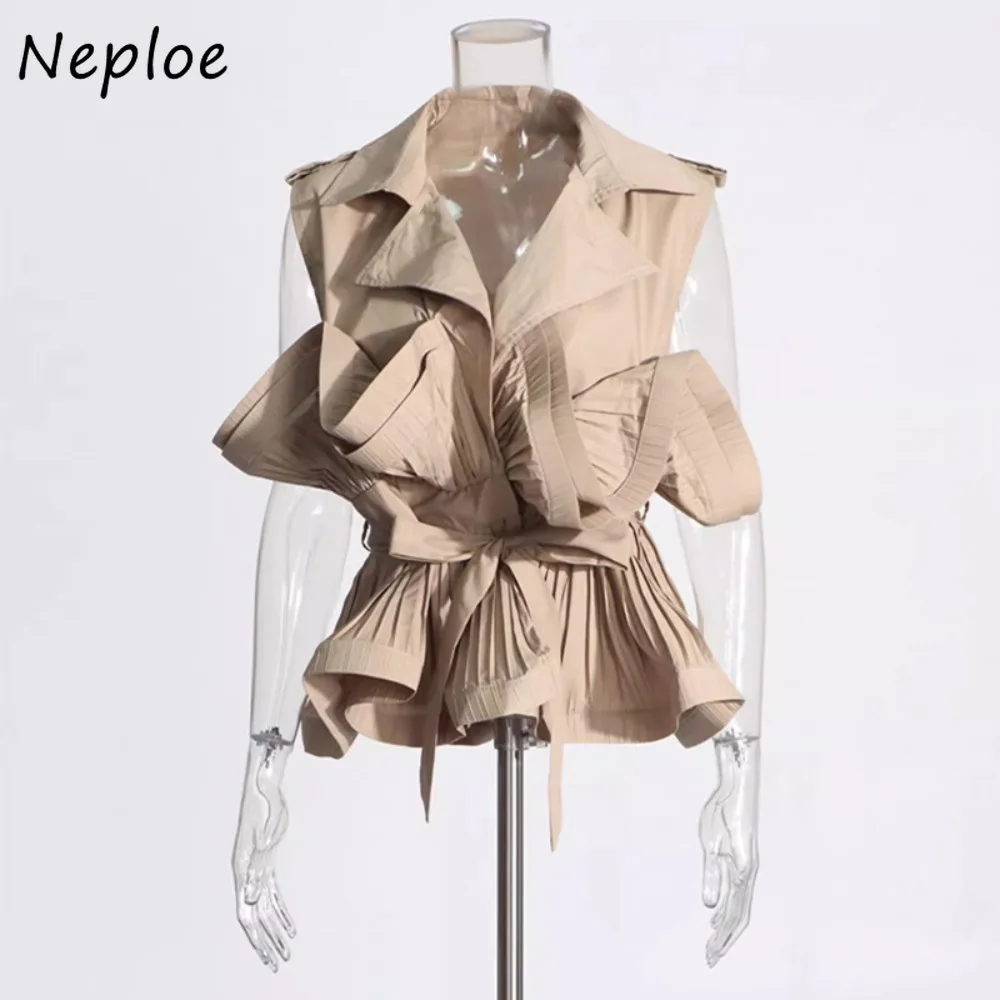 Neploe 2023, летняя новая модная элегантная рубашка Ropa Mujer с v-образным вырезом и рюшами в стиле пэчворк, рубашка без рукавов на шнуровке, универсальная свежая блузка знаменитостей
Neploe 2023, летняя новая модная элегантная рубашка Ropa Mujer с v-образным вырезом и рюшами в стиле пэчворк, рубашка без рукавов на шнуровке, универсальная свежая блузка знаменитостей