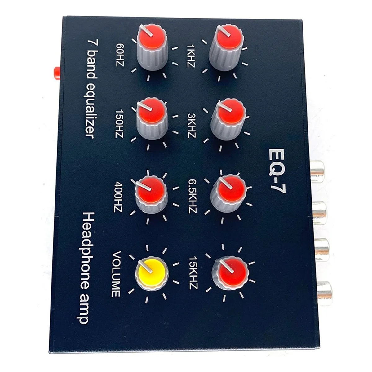 EQ-7 Audio Signal Headset Amplifier 7-Band EQ Equalizer 2 Channel Digital Sound Equalizer +12V Power Adapter EU PLUG Z
EQ-7 Audio Signal Headset Amplifier 7-Band EQ Equalizer 2 Channel Digital Sound Equalizer +12V Power Adapter EU PLUG Z