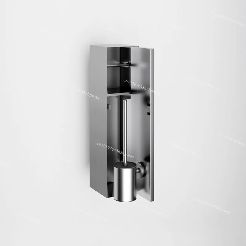 Toilet Concealed Stainless Steel Brush Niche Embedded Tissue Box Squatting Cleaning Shelf
Toilet Concealed Stainless Steel Brush Niche Embedded Tissue Box Squatting Cleaning Shelf