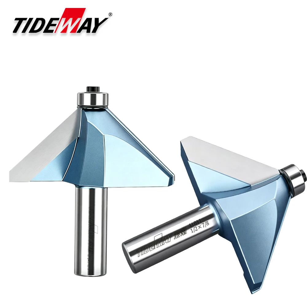 Tideway 45° Chamfer Router Bit Industrial Grade Bevel Edge Chamfering Cutter With Ball Bearing For Wood MDF Plywood
Tideway 45° Chamfer Router Bit Industrial Grade Bevel Edge Chamfering Cutter With Ball Bearing For Wood MDF Plywood