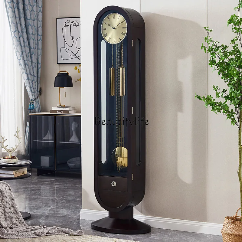 European floor clock living room modern simple American standing clock Helmler movement
European floor clock living room modern simple American standing clock Helmler movement