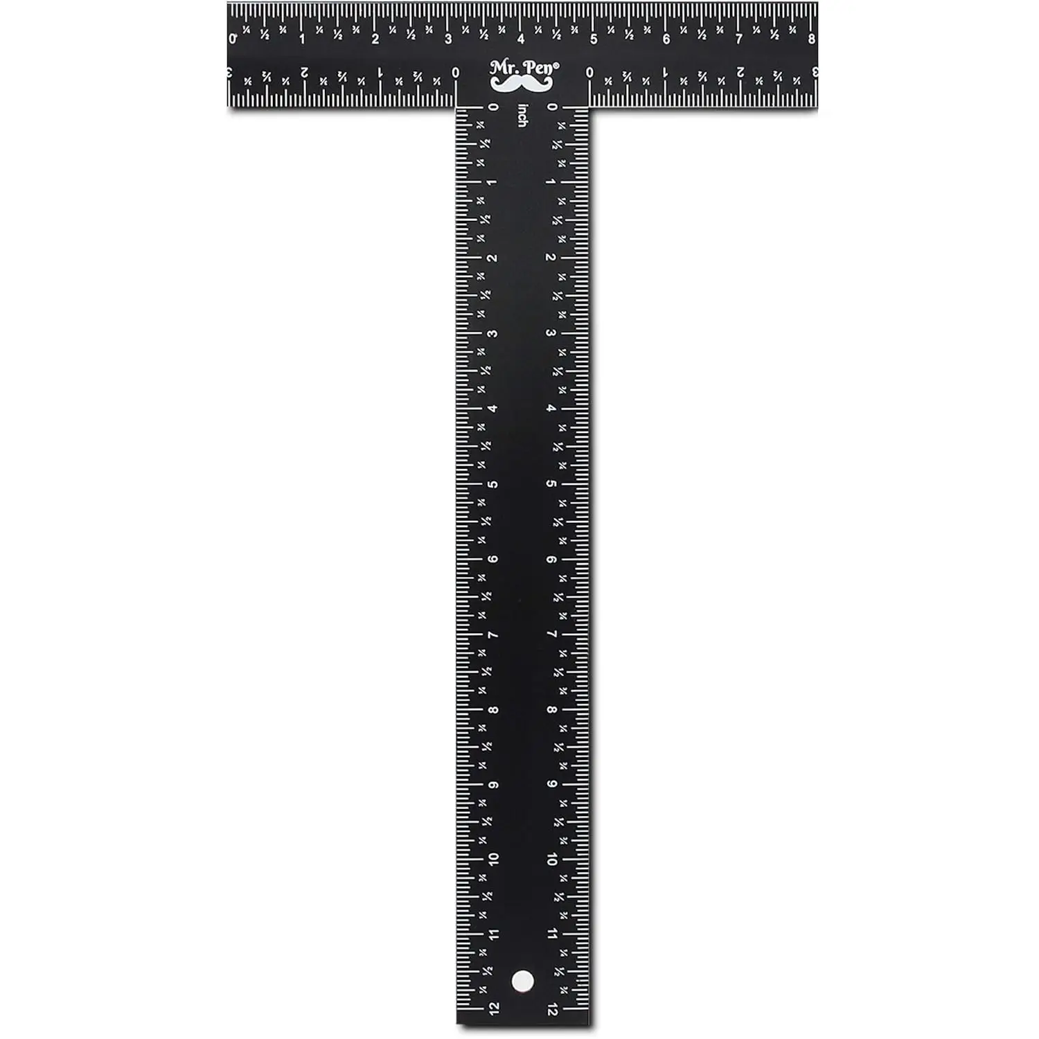 12 Inch T Square Ruler, Metal Drafting Tool for Architects & Engineers, Laser Engraved with Inch & cm, L Square Ruler
12 Inch T Square Ruler, Metal Drafting Tool for Architects & Engineers, Laser Engraved with Inch & cm, L Square Ruler