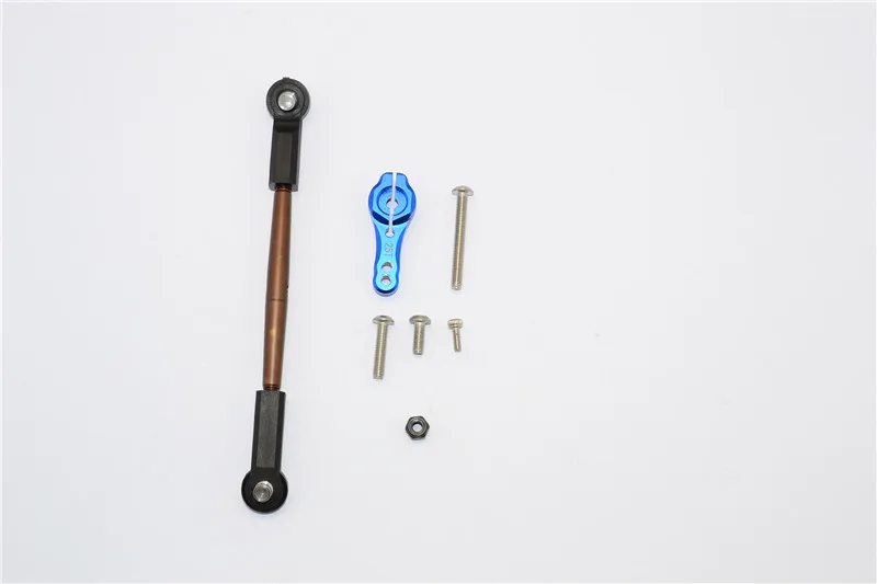 GPM Spring Steel Adjustable Servo Rod & 25T Servo Horn For AXIAL SCX10 II,SCX10 II 90047
GPM Spring Steel Adjustable Servo Rod & 25T Servo Horn For AXIAL SCX10 II,SCX10 II 90047