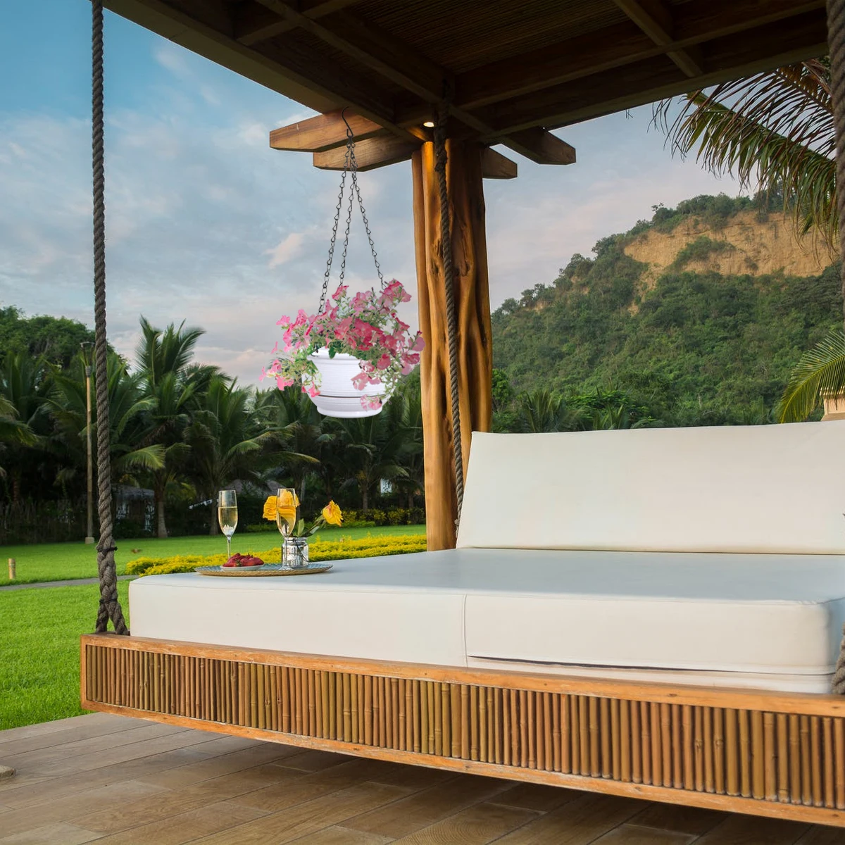 1pc Hanging Basket Automatic Water-Absorbing Resin Flower Pot Wall Mount Plant Organizer For Indoor Garden Decor Light Grey
1pc Hanging Basket Automatic Water-Absorbing Resin Flower Pot Wall Mount Plant Organizer For Indoor Garden Decor Light Grey