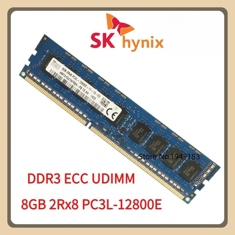 SK hynix 8GB 2Rx8 PC3L 12800E 1600MHz Pure ECC UDIMM workstation RAM Unbuffered Server memory
SK hynix 8GB 2Rx8 PC3L 12800E 1600MHz Pure ECC UDIMM workstation RAM Unbuffered Server memory