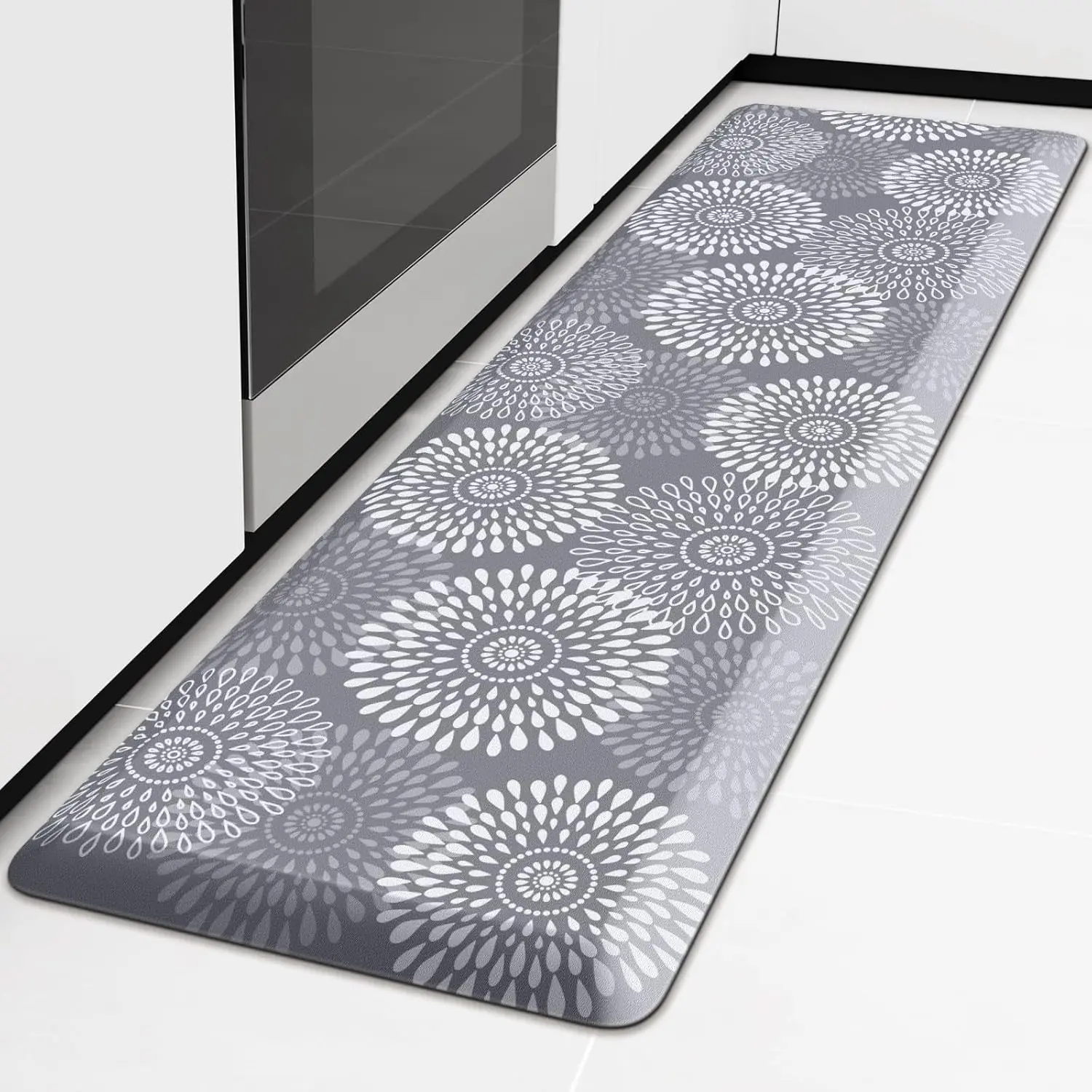 Anti-Fatigue Kitchen Mat Waterproof Non-Slip Floor Cushion for Standing Desk Office 17.3"x60" Grey
Anti-Fatigue Kitchen Mat Waterproof Non-Slip Floor Cushion for Standing Desk Office 17.3"x60" Grey