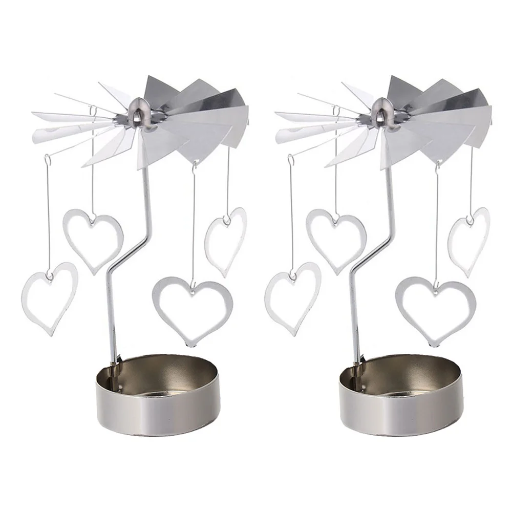 2Pcs Rotating Pinwheel Candlestick Premium Metal Tealight Stand for Valentine Anniversary Decorative Holder Household
2Pcs Rotating Pinwheel Candlestick Premium Metal Tealight Stand for Valentine Anniversary Decorative Holder Household