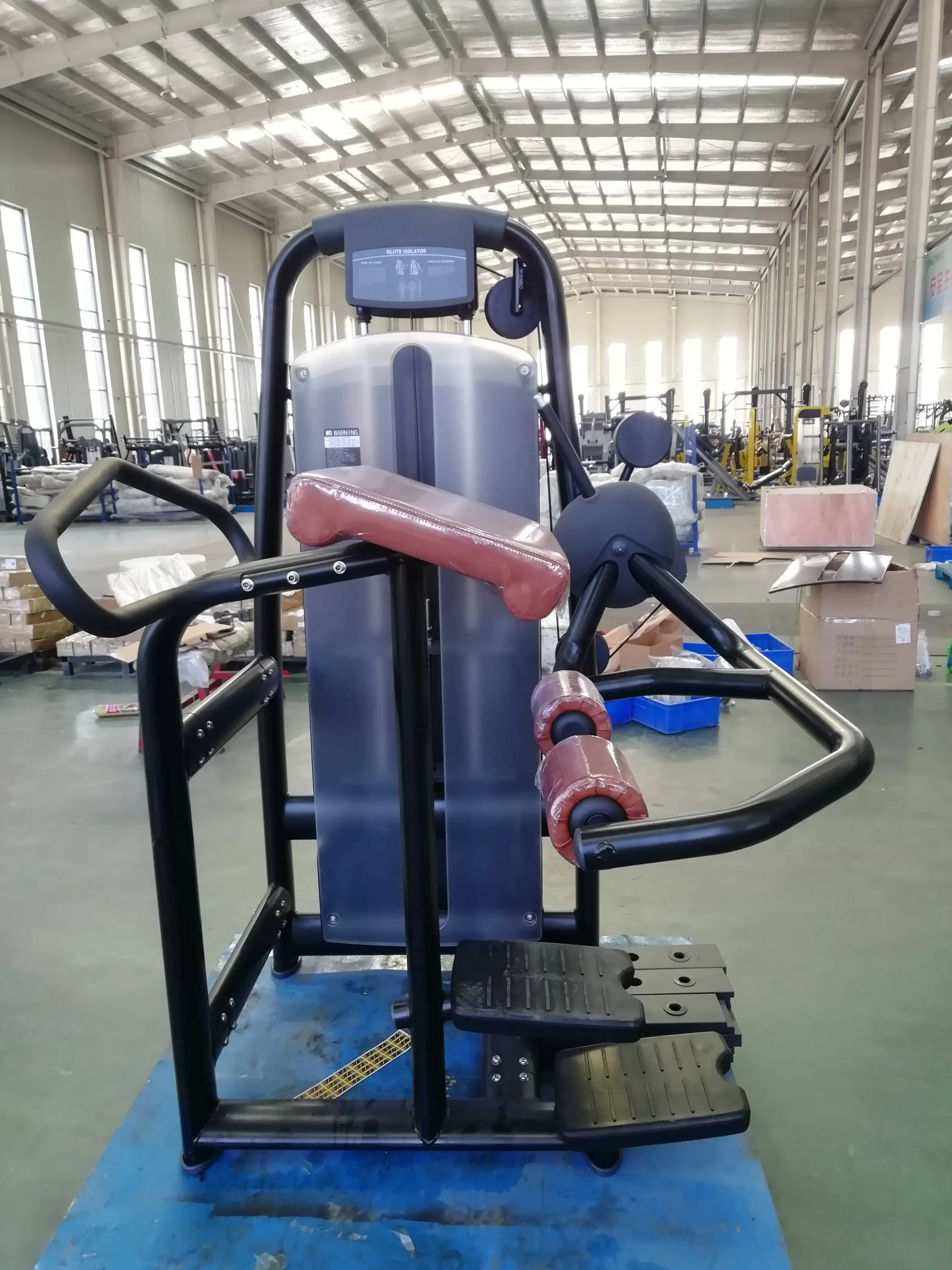 Pin Loaded Hip Training Machine Glute Isolator Fitness Equipment
Pin Loaded Hip Training Machine Glute Isolator Fitness Equipment