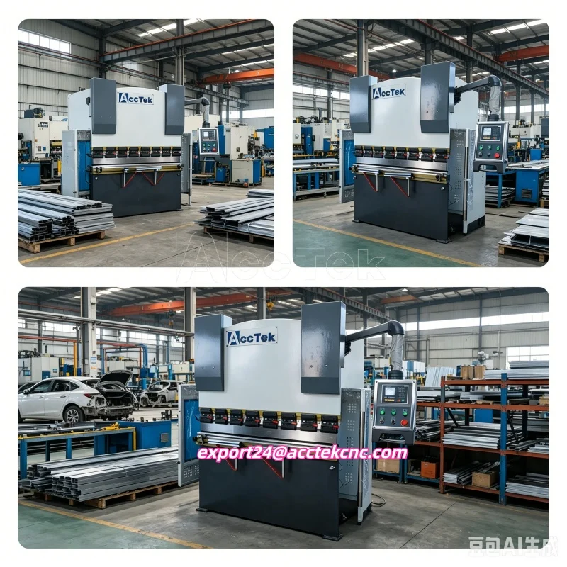 AccTek CNC Hydraulic Press Brake Bending Machine 63T2500 100T3200 160T3200 For Aluminum Steel Iron Copper Sheet Bending
AccTek CNC Hydraulic Press Brake Bending Machine 63T2500 100T3200 160T3200 For Aluminum Steel Iron Copper Sheet Bending
