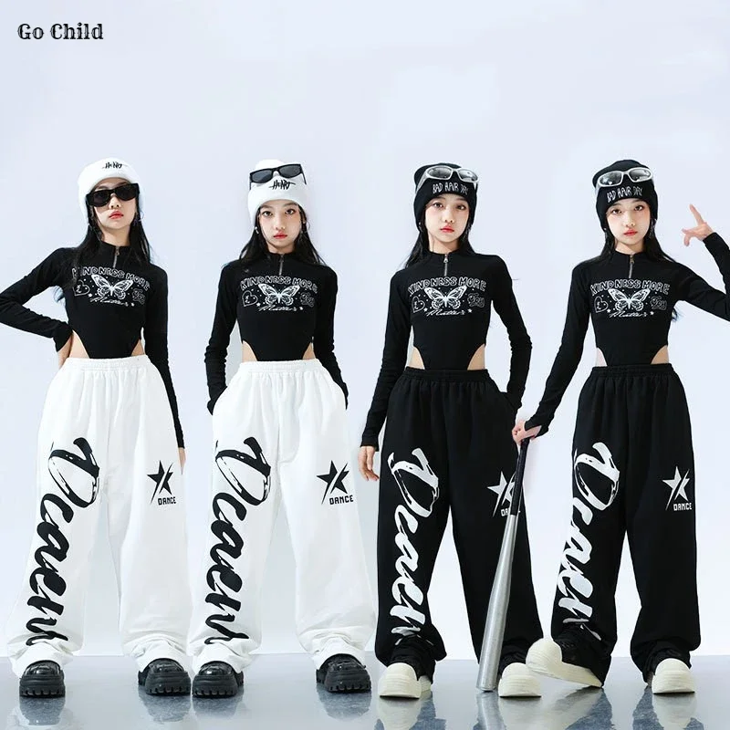 Girl Hip Hop Crop Top Letter Cargo Pants Children Stage Costumes Kids Streetwear Jazz K-pop Street Dance Girl Group Clothes Sets
Girl Hip Hop Crop Top Letter Cargo Pants Children Stage Costumes Kids Streetwear Jazz K-pop Street Dance Girl Group Clothes Sets