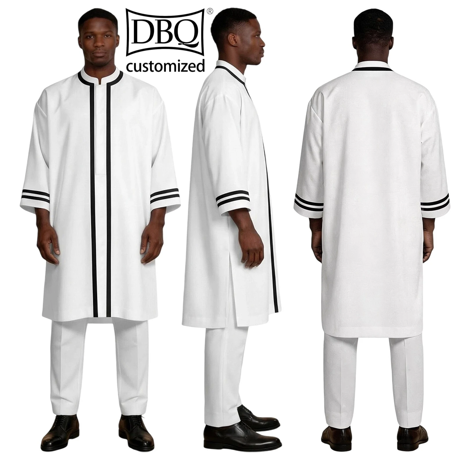 DBQ African Men's 2-Piece Casual Suit Custom Made Pull Over Blazer Slim Fit Pants Casual BD1150
DBQ African Men's 2-Piece Casual Suit Custom Made Pull Over Blazer Slim Fit Pants Casual BD1150