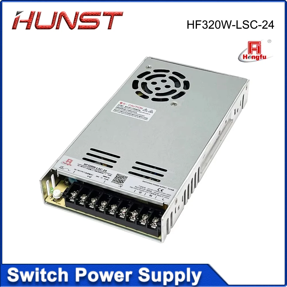HUNST HF320W-LSC-24V AC100-240 Switching Power Supply Suitable For CO2 Laser Marking Machine, Engraving Machine 
HUNST HF320W-LSC-24V AC100-240 Switching Power Supply Suitable For CO2 Laser Marking Machine, Engraving Machine