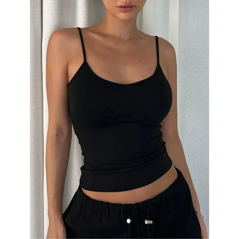 Plus Size 1XL-5XL Women's Fashionable Backless Simple Solid Color Slim Shoulder Strap Casual Tank Top
Plus Size 1XL-5XL Women's Fashionable Backless Simple Solid Color Slim Shoulder Strap Casual Tank Top