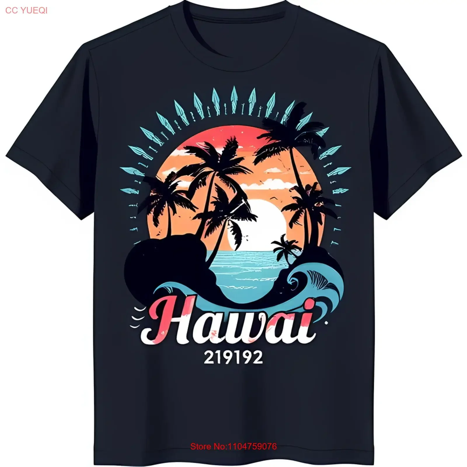 Черная футболка в стиле ретро с ярким океанским закатом «Hawaii» 219192 Дизайнерская винтажная стираная удобная универсальная мягкая уличная одежда
Черная футболка в стиле ретро с ярким океанским закатом «Hawaii» 219192 Дизайнерская винтажная стираная удобная универсальная мягкая уличная одежда