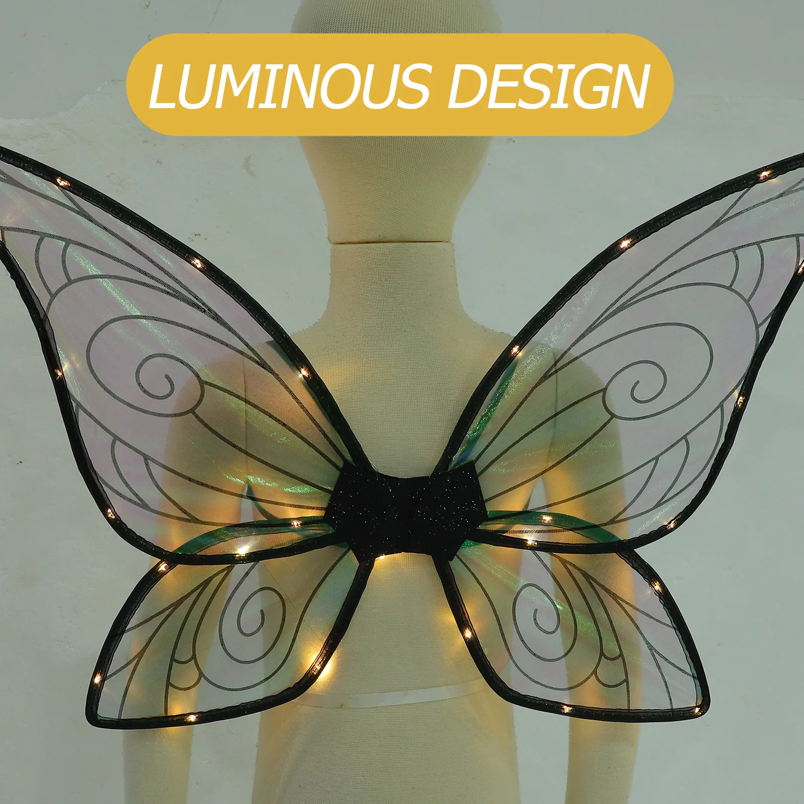 Glowing Butterfly Wings Fairy Wing Light Up Costume Party Decor Cosplay Photo Prop For Women Adult Wings With Led Lights
Glowing Butterfly Wings Fairy Wing Light Up Costume Party Decor Cosplay Photo Prop For Women Adult Wings With Led Lights