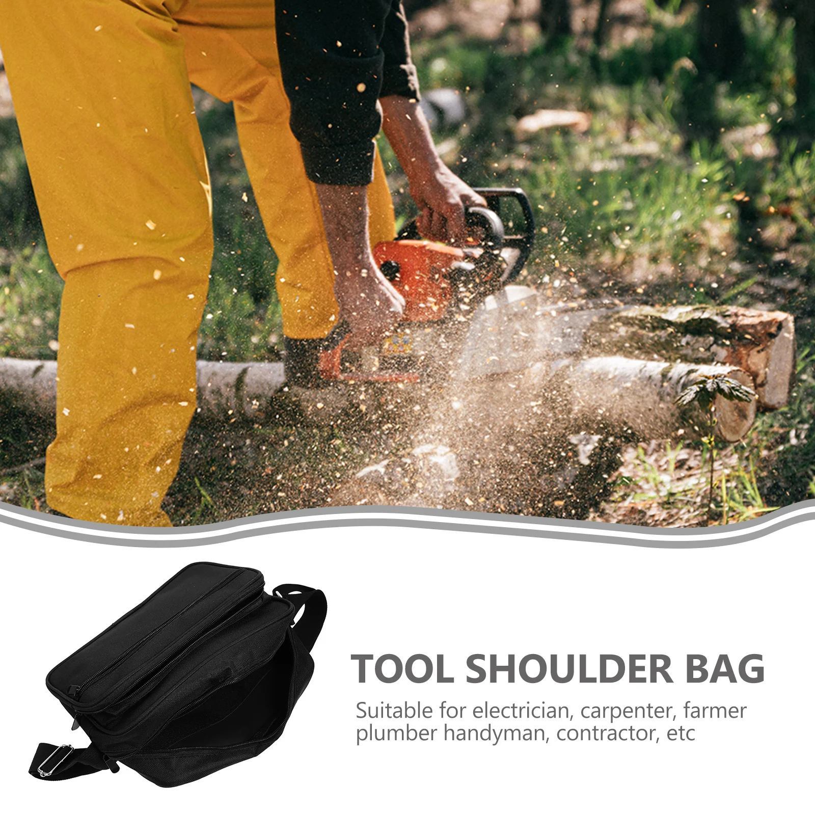 Canvas Tool Bag Strong Bearing Force Organizer Easy Carry Adjustable Shoulder Strap Maintenance Repairing Tool Crossbody Bag
Canvas Tool Bag Strong Bearing Force Organizer Easy Carry Adjustable Shoulder Strap Maintenance Repairing Tool Crossbody Bag