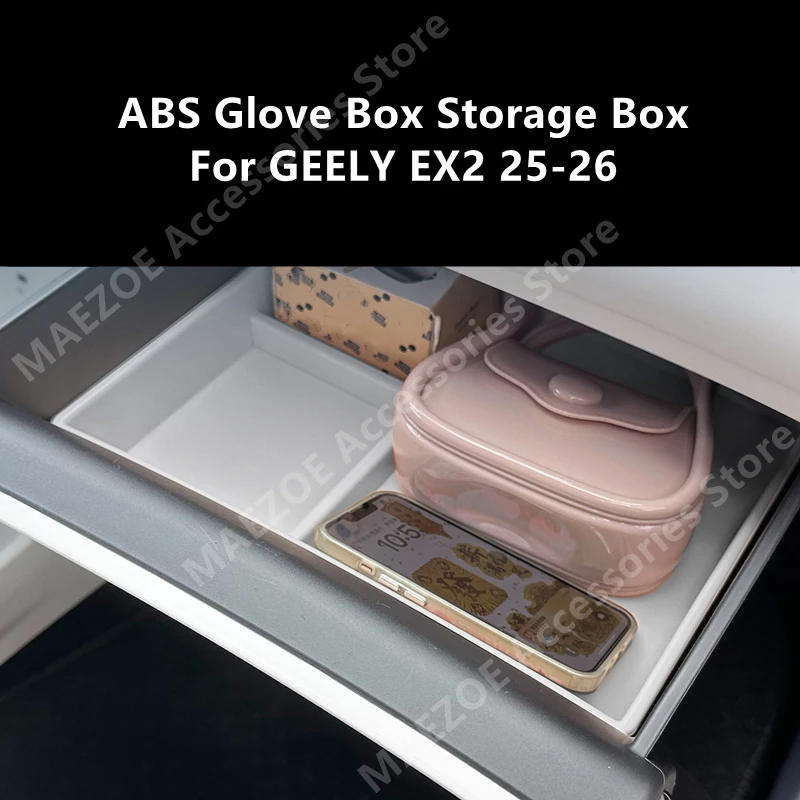 For GEELY EX2 25-26 ABS Glove Box Storage Box,Anti Dirt And Anti Scratch Interior Decoration Accessories Refit
For GEELY EX2 25-26 ABS Glove Box Storage Box,Anti Dirt And Anti Scratch Interior Decoration Accessories Refit