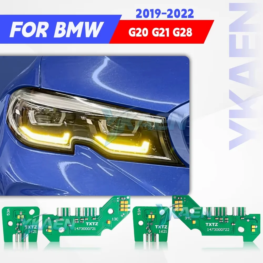 CSL Yellow LED Angel Eyes DRL Chip Boards For BMW 3 Series G20 G21 2019-2022 LED Headlight Daytime Running Light Module Blue Red
CSL Yellow LED Angel Eyes DRL Chip Boards For BMW 3 Series G20 G21 2019-2022 LED Headlight Daytime Running Light Module Blue Red