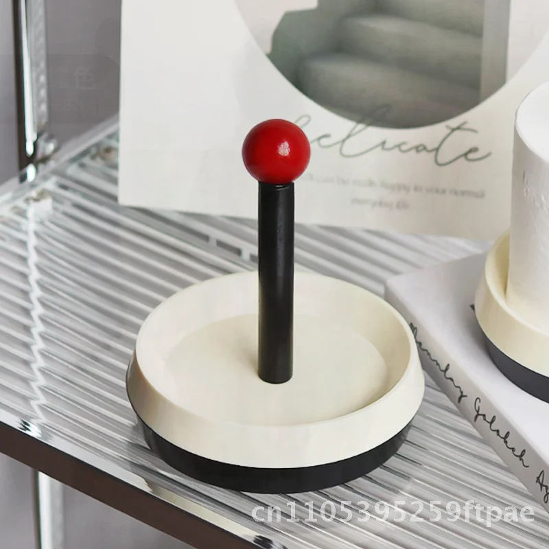Nordic Modern Minimalist Dining Table Tissue Rack Hand-Free Vertical Kitchen Paper Holder Roll Storage Black Silver Red Ball
Nordic Modern Minimalist Dining Table Tissue Rack Hand-Free Vertical Kitchen Paper Holder Roll Storage Black Silver Red Ball
