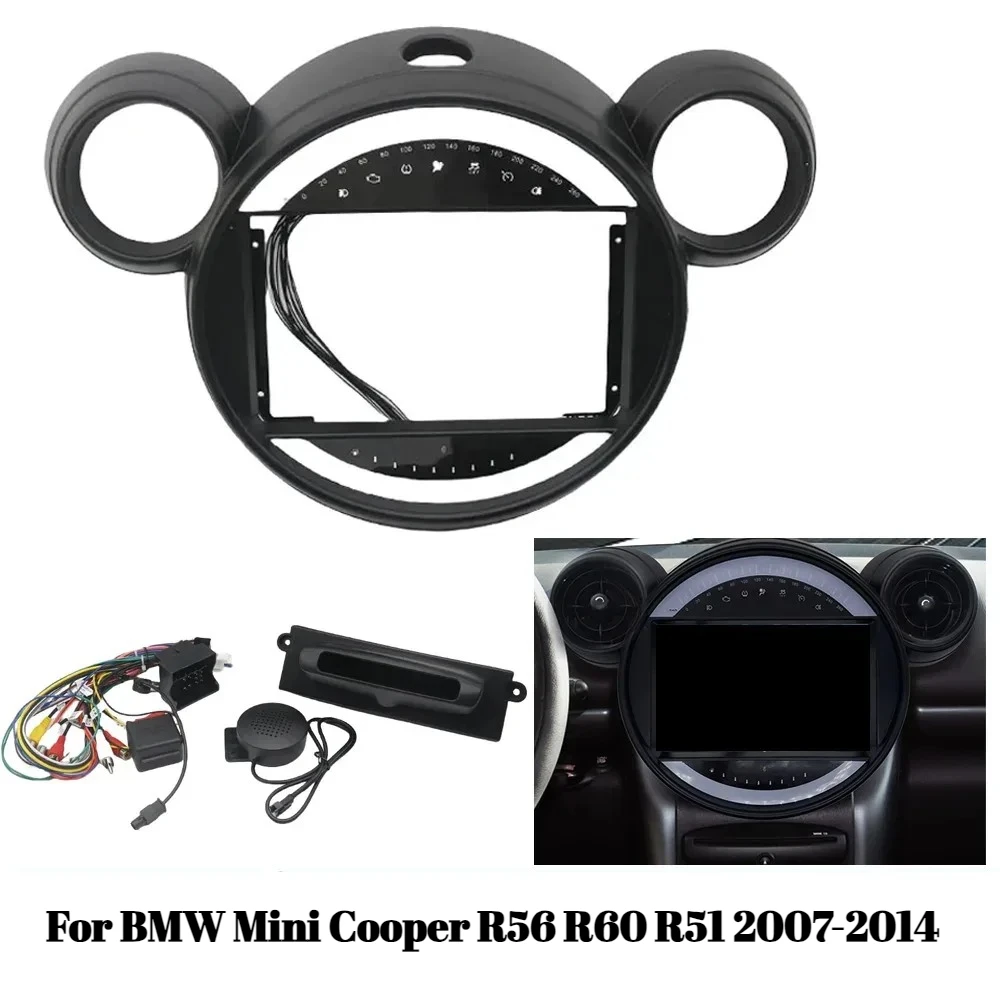 «9-дюймовый автомобильный радиоприемник, лицевая панель, комплект для BMW Mini Cooper R56 R60 R51 2007-2014, стерео адаптер, лицевая панель консоли»
«9-дюймовый автомобильный радиоприемник, лицевая панель, комплект для BMW Mini Cooper R56 R60 R51 2007-2014, стерео адаптер, лицевая панель консоли»