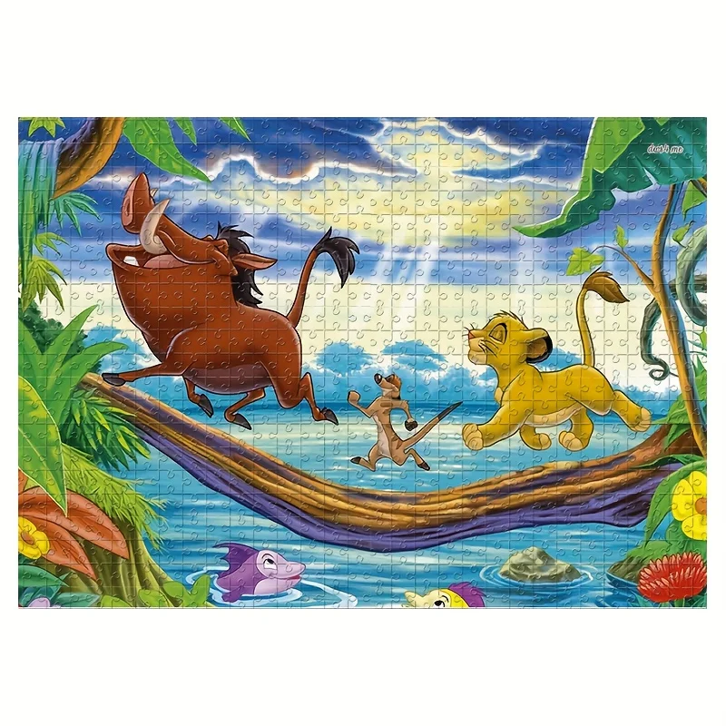 's Lion King Simba & Mufasa Puzzle - 1000pcs Challenge with Timon & Pumbaa - Official Movie Jungle Scene with Mufasa - Adult F
's Lion King Simba & Mufasa Puzzle - 1000pcs Challenge with Timon & Pumbaa - Official Movie Jungle Scene with Mufasa - Adult F