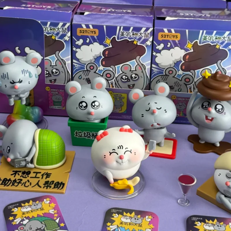 52toys Meiji And Big Rat Blessed Mental State Blind Box Action Figure Collectible Toy Desktop Decor Creative Gift For Friends
52toys Meiji And Big Rat Blessed Mental State Blind Box Action Figure Collectible Toy Desktop Decor Creative Gift For Friends