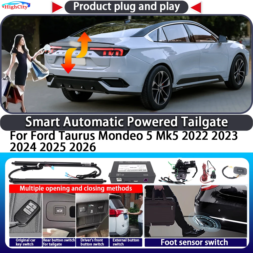 For Ford Taurus Mondeo 5 Mk5 2022 2023 2024 2025 2026 Smart Automatic Powered Tailgate Key Lift Close Electric Power Tailgate
For Ford Taurus Mondeo 5 Mk5 2022 2023 2024 2025 2026 Smart Automatic Powered Tailgate Key Lift Close Electric Power Tailgate