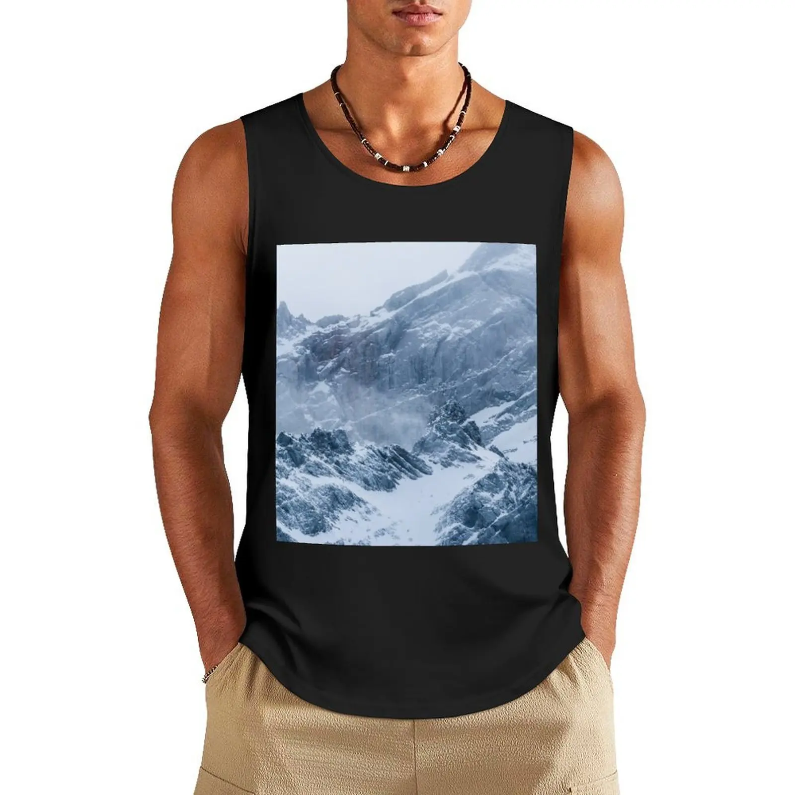 Mountains snow and fog Tank Top Men's summer clothes mens clothing sleeveless vest men muscular man
Mountains snow and fog Tank Top Men's summer clothes mens clothing sleeveless vest men muscular man