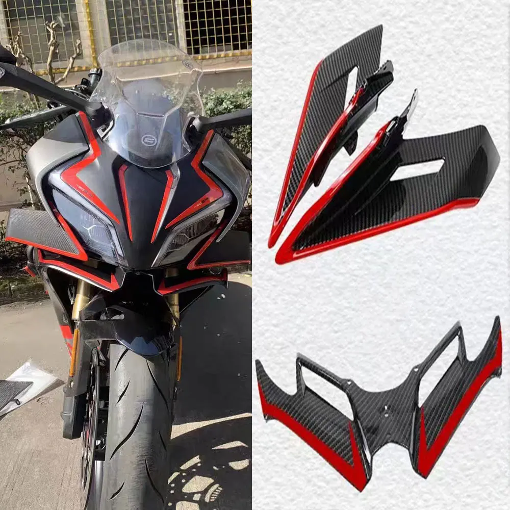 For CFMOTO 450SR 450 SR 2022 2023 Motorcycle Mirrors Front Fairing Winglets Aerodynamic Wing Side Wings Spoiler Fairing
For CFMOTO 450SR 450 SR 2022 2023 Motorcycle Mirrors Front Fairing Winglets Aerodynamic Wing Side Wings Spoiler Fairing