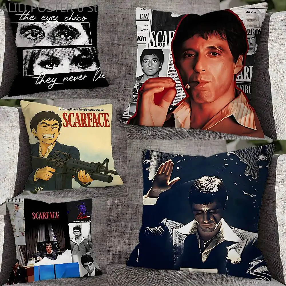 Tony Montana S-ScarfaceS Pillow Case For Sofa Decor Car Office Room Printing Cushion Cover Decorations and Protector
Tony Montana S-ScarfaceS Pillow Case For Sofa Decor Car Office Room Printing Cushion Cover Decorations and Protector