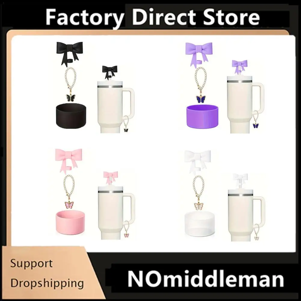 1 set Accessories for Cup 1Pcs 10mm Bow Straw Cover Cap 1Pcs Water Bottle Boot 1Pcs Charm Chain for Tumbler with Handle Cup
1 set Accessories for Cup 1Pcs 10mm Bow Straw Cover Cap 1Pcs Water Bottle Boot 1Pcs Charm Chain for Tumbler with Handle Cup