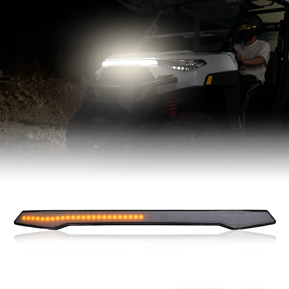 KEMIMOTO Front Grill Light with DRL Turn Signal Compatible with Polaris Ranger XP 1000 /Crew 2018-2024 LED Front Accent Lights
KEMIMOTO Front Grill Light with DRL Turn Signal Compatible with Polaris Ranger XP 1000 /Crew 2018-2024 LED Front Accent Lights