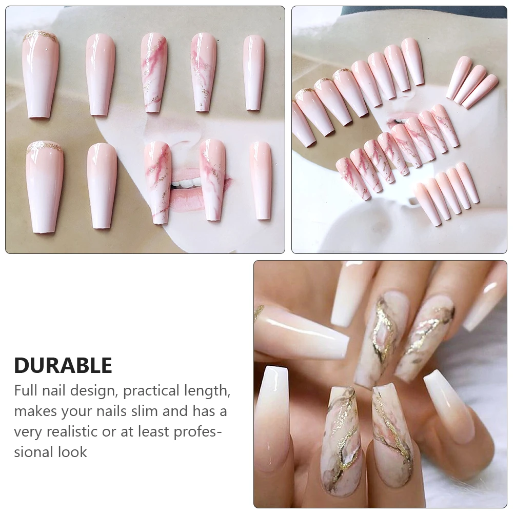 Fake Nails Full Cover Nail Stickers Long False Decor Decals Manicure Supplies Safe Durable Party Birthday Events Shiny
Fake Nails Full Cover Nail Stickers Long False Decor Decals Manicure Supplies Safe Durable Party Birthday Events Shiny