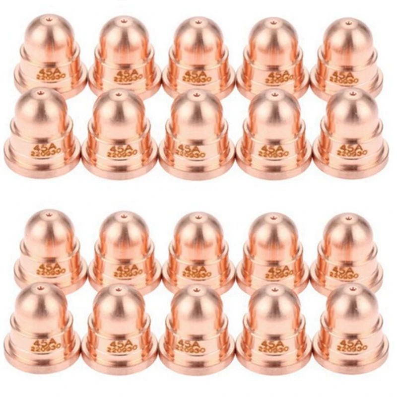 New 20 Pcs 45A Nozzle 220930 Nozzle For Plasma Cutting Torch Consumables Fine Cut Processes Welding & Soldering Supplies
New 20 Pcs 45A Nozzle 220930 Nozzle For Plasma Cutting Torch Consumables Fine Cut Processes Welding & Soldering Supplies