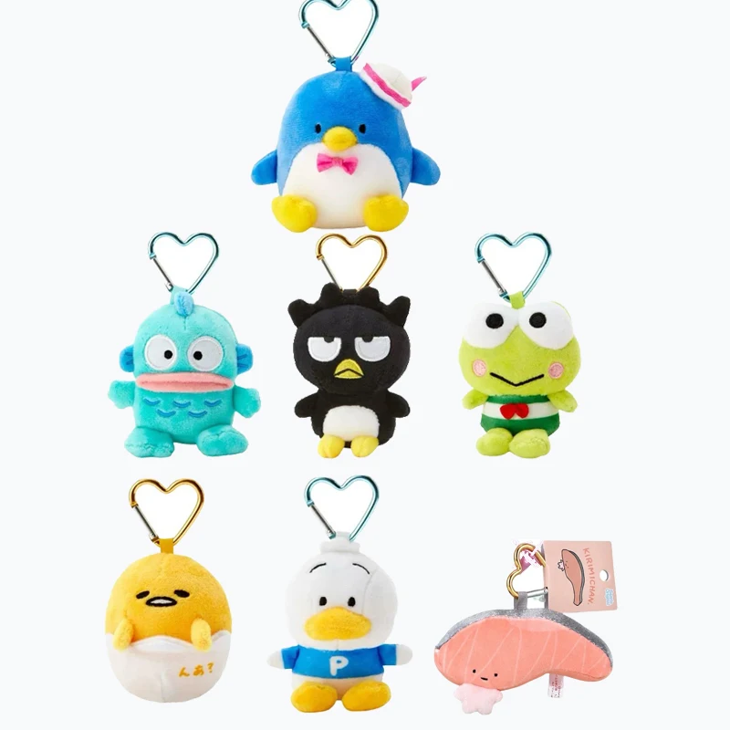 Горячая распродажа: плюшевые брелоки Sanrio Gudetama, Sam Gudetama, Ahiru no Pekkle, Hangyodon, My Melody, мягкие подвески для рюкзаков
Горячая распродажа: плюшевые брелоки Sanrio Gudetama, Sam Gudetama, Ahiru no Pekkle, Hangyodon, My Melody, мягкие подвески для рюкзаков