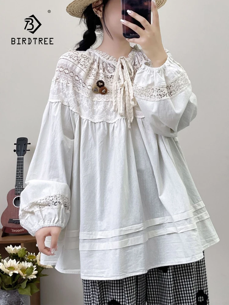New 2025 Spring Cotton Long Sleeve Shirt, Women O Neck Embroidery Lace Patchwork, Mori Girl Retro Casual Loose Blouse T53637CC
New 2025 Spring Cotton Long Sleeve Shirt, Women O Neck Embroidery Lace Patchwork, Mori Girl Retro Casual Loose Blouse T53637CC