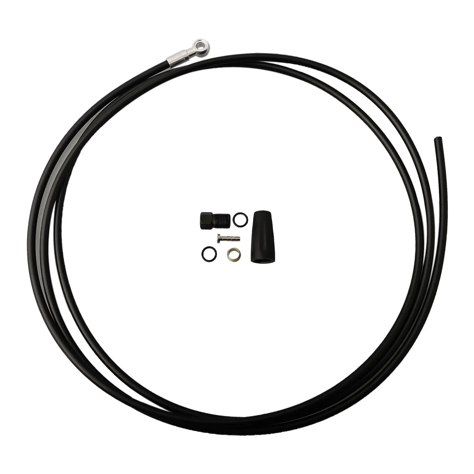 Top Notch Brake Hose Kit With Black Rubber Sleeve For Shimano BH90 SLX M7000 M7100 XT M8000 XTR M9000 M9020 Series
Top Notch Brake Hose Kit With Black Rubber Sleeve For Shimano BH90 SLX M7000 M7100 XT M8000 XTR M9000 M9020 Series